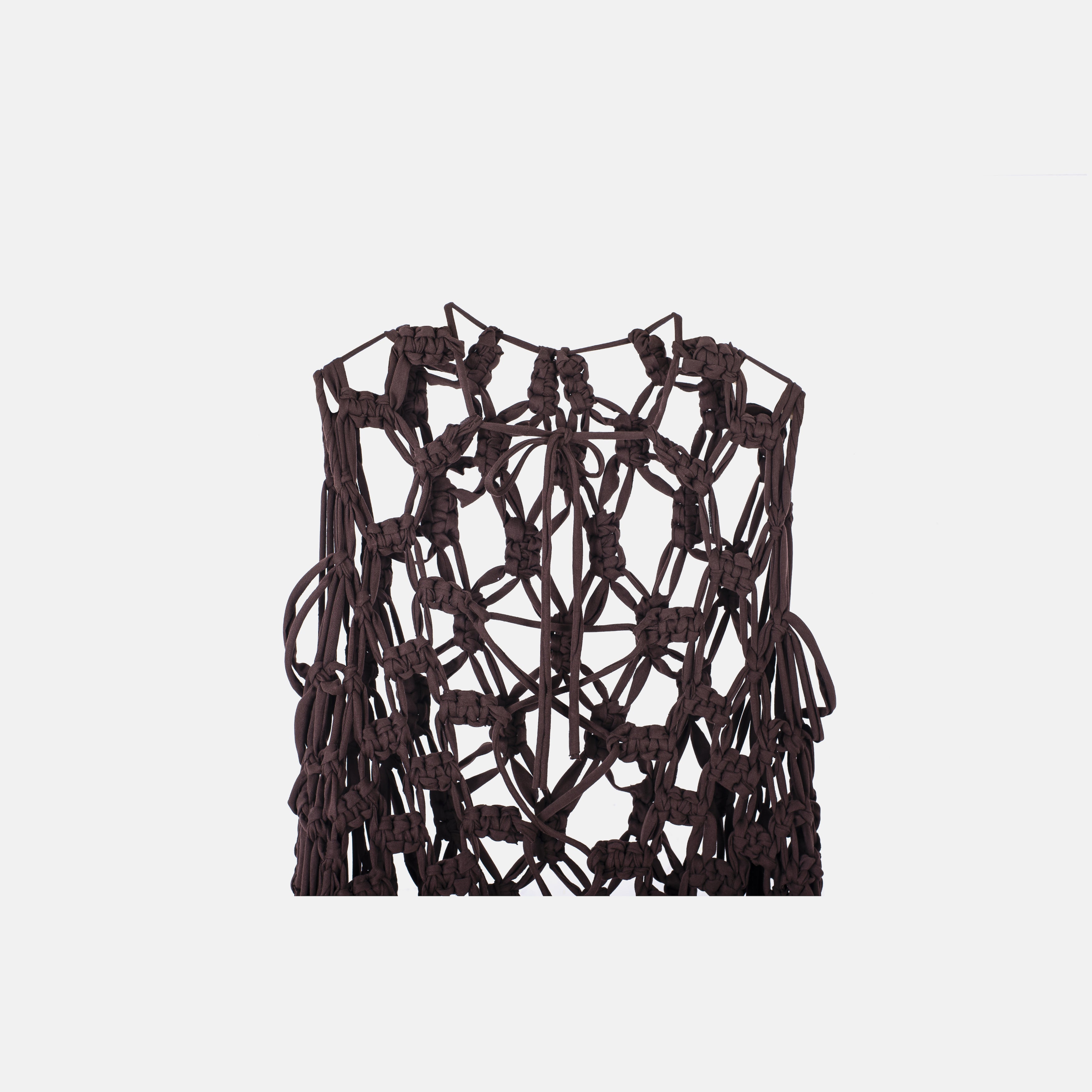 Skadi Macrame Overlay Brown